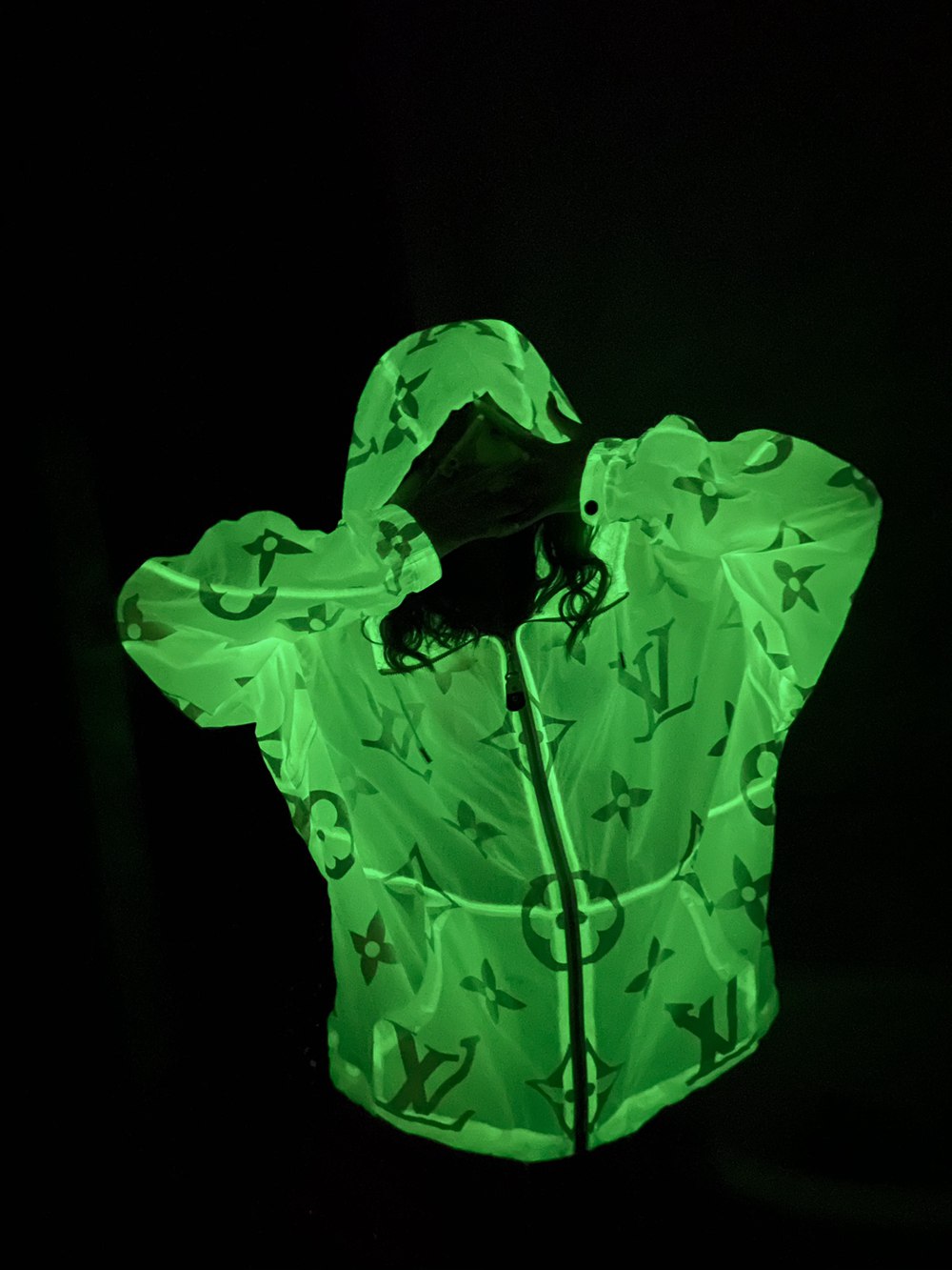 L Monogram noctilucous Coat